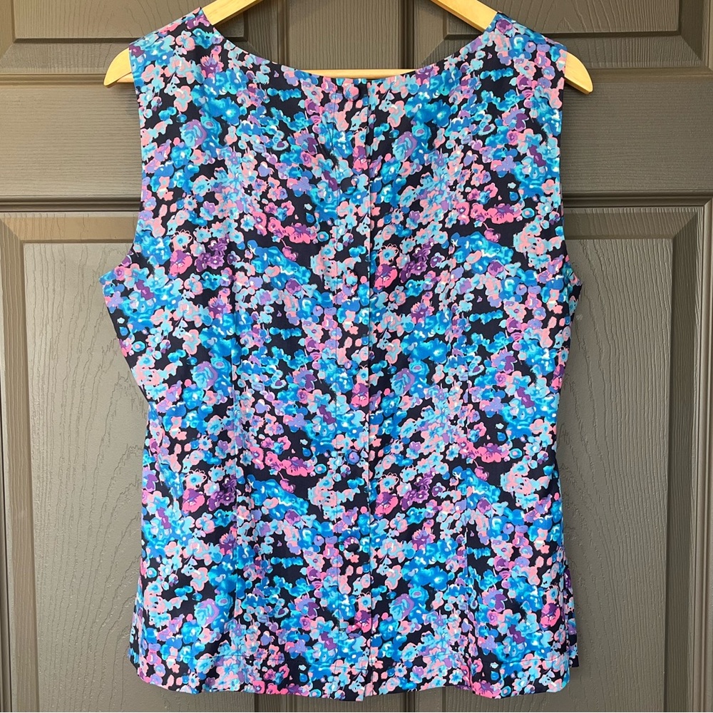 Boden Sleeveless Button Up Top Size 12